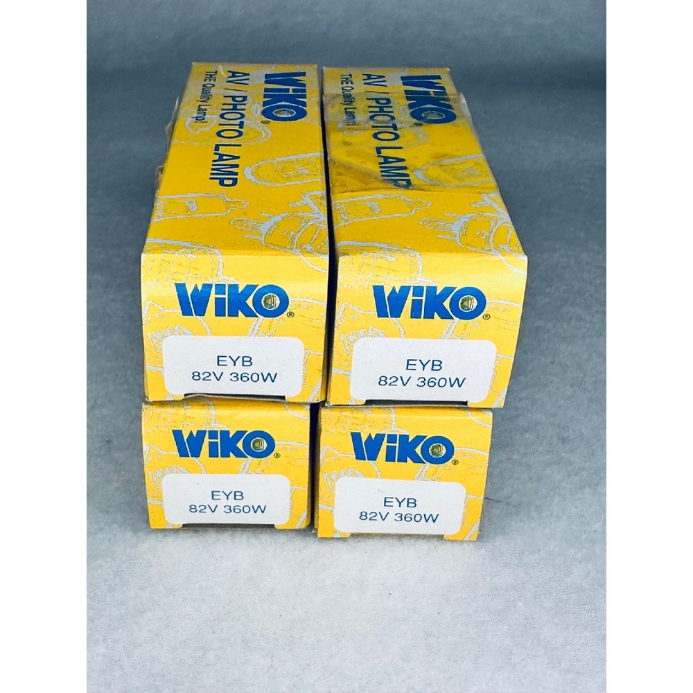 4 Wiko EYB Vintage Photo Lamp‎ Bulb 82V 360W Projector AV Lighting NOS